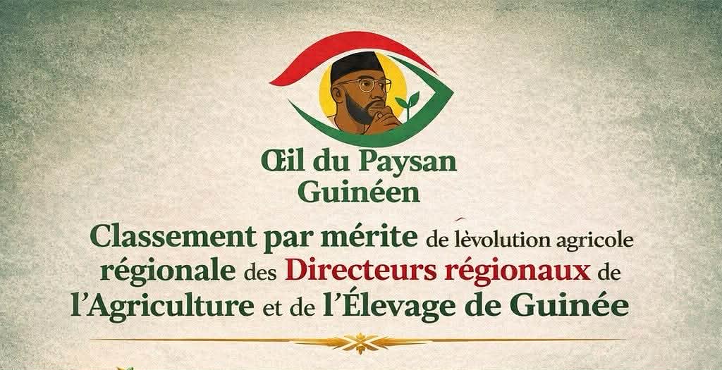 Classement par mérite de l’évolution agricole régionale des Directeurs régionaux de l’Agriculture et de l’Élevage de Guinée